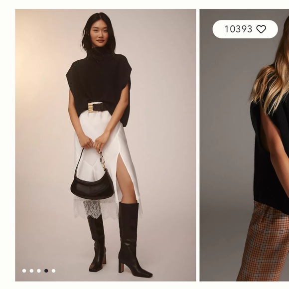 Anthropologie Sweaters - Anthropologie The Enza Cashmere Poncho Sweater Vest